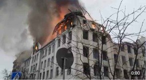 Attack on Kharkiv police building