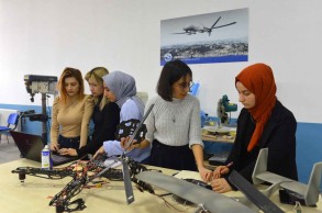 5 Turkish female engineering students develop ‘invisible’ drone