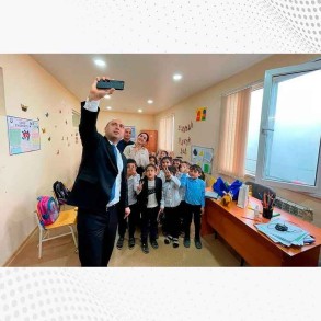 The Minister of Education of Azerbaijan visited the remote Jidi village school in Lankaran
