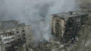 Eerie drone footage shows bombing destruction in Borodyanka, Ukraine - <span style="color:rgb(229, 14, 113)">VIDEO</span>