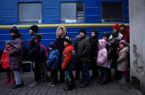 "They're so young": Residents of Ukrainian orphanage flee to safety