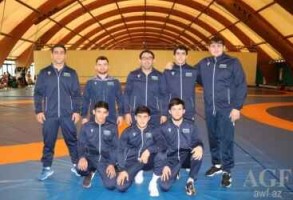 Azerbaijani Greco-Roman wrestling team rank 3rd at European Championships in Bulgaria