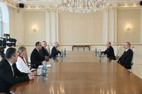 Azerbaijani President receives Georgia's Minister of Justice