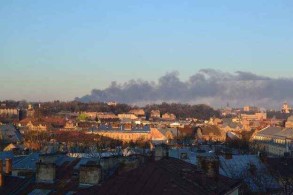 Lviv's airport hit