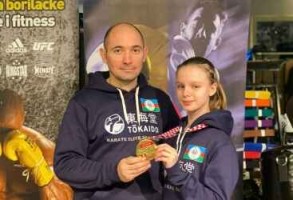 Azerbaijani female karate fighter claims gold at Croatian Grand Prix