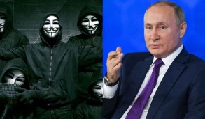 <strong>«Мы — в твоем дворце» — хакеры Anonymous обратились к Путину - ВИДЕО</strong>