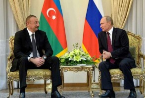 Владимир Путин поздравил президента Азербайджана Ильхама Алиева