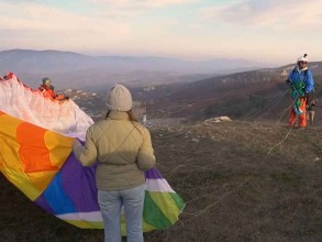 For the first time in 30 years! The Azerbaijani flag decorated the sky of Shusha! -Video