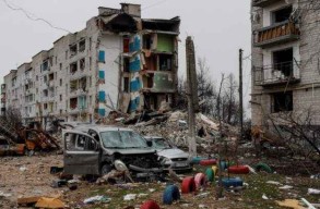 Pictures of the destruction in Borodyanka