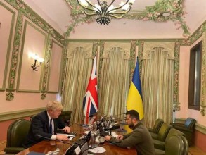 UK PM in Kyiv in 'a show of solidarity with the Ukrainian people' - No 10