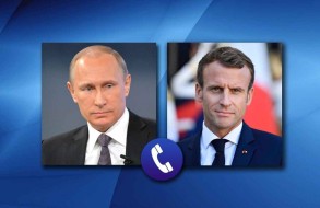 French President announces he will make phone call Russian and Ukrainian Presidents soon