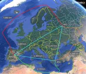 Russian plane takes 15,000km detour to pick diplomats