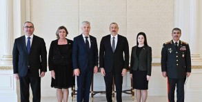 Ilham Aliyev received Deputy Prime Minister of Latvia