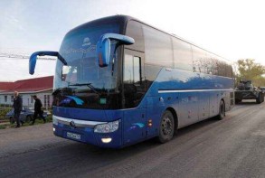 Third evacuation bus leaves Azovstal