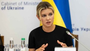 Ukraine's First lady gives rare interview