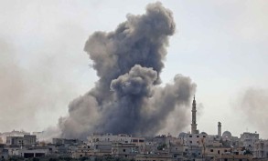 Airstrike caused chemical explosion