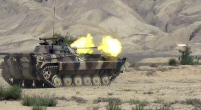 Azerbaijani Land Forces conduct live-fire tactical exercises
