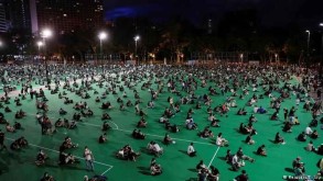 Hong Kong police enforce ban on Tiananmen anniversary vigil