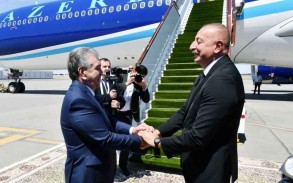 President Ilham Aliyev invited his Uzbek counterpart for an official visit to Azerbaijan