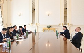 Президент Ильхам Алиев принял спецпредставителя Президента Республики Корея
