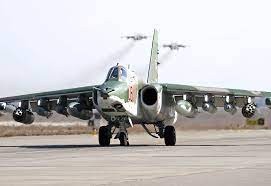 A Russian Su-25 fighter jet was shot down in Kherson
