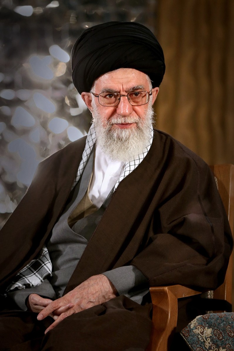 Khamenei appeared in public for the first time since the protests began in Iran